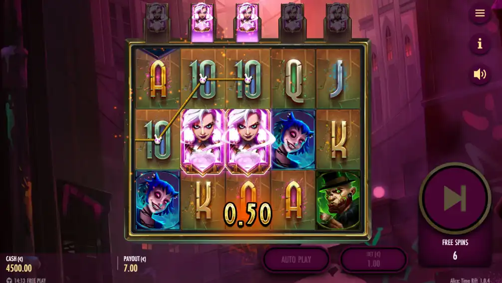 как играть в слот Alice Time Rift от Thunderkick на настоящие деньги