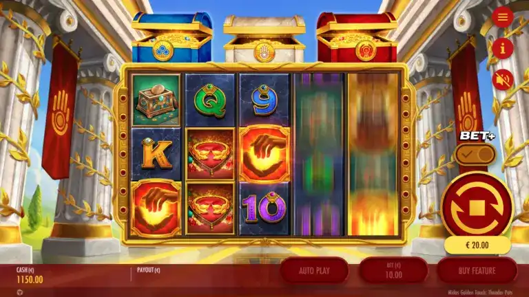 играть в слот Midas Golden Touch: Thunder Pots от thunderkick на деньги